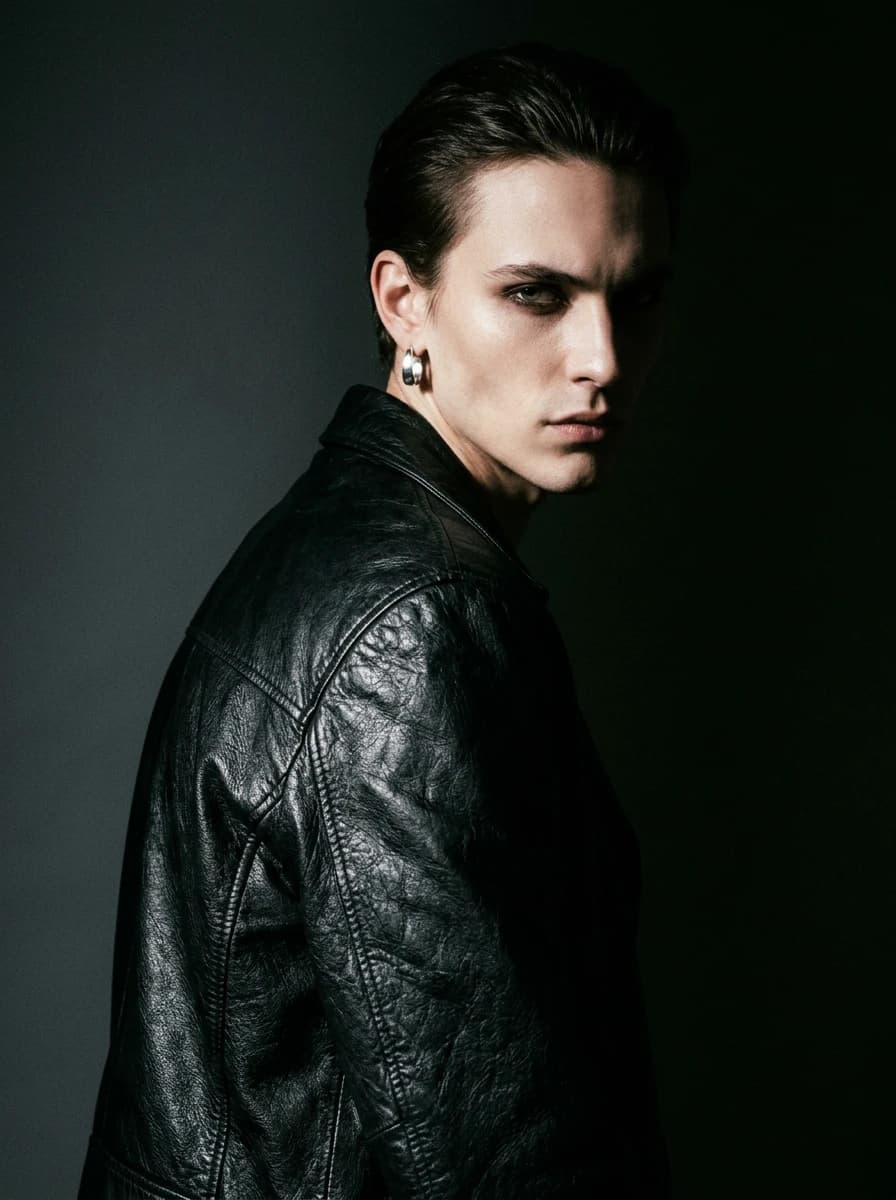 Split Lighting fashion photography example 2