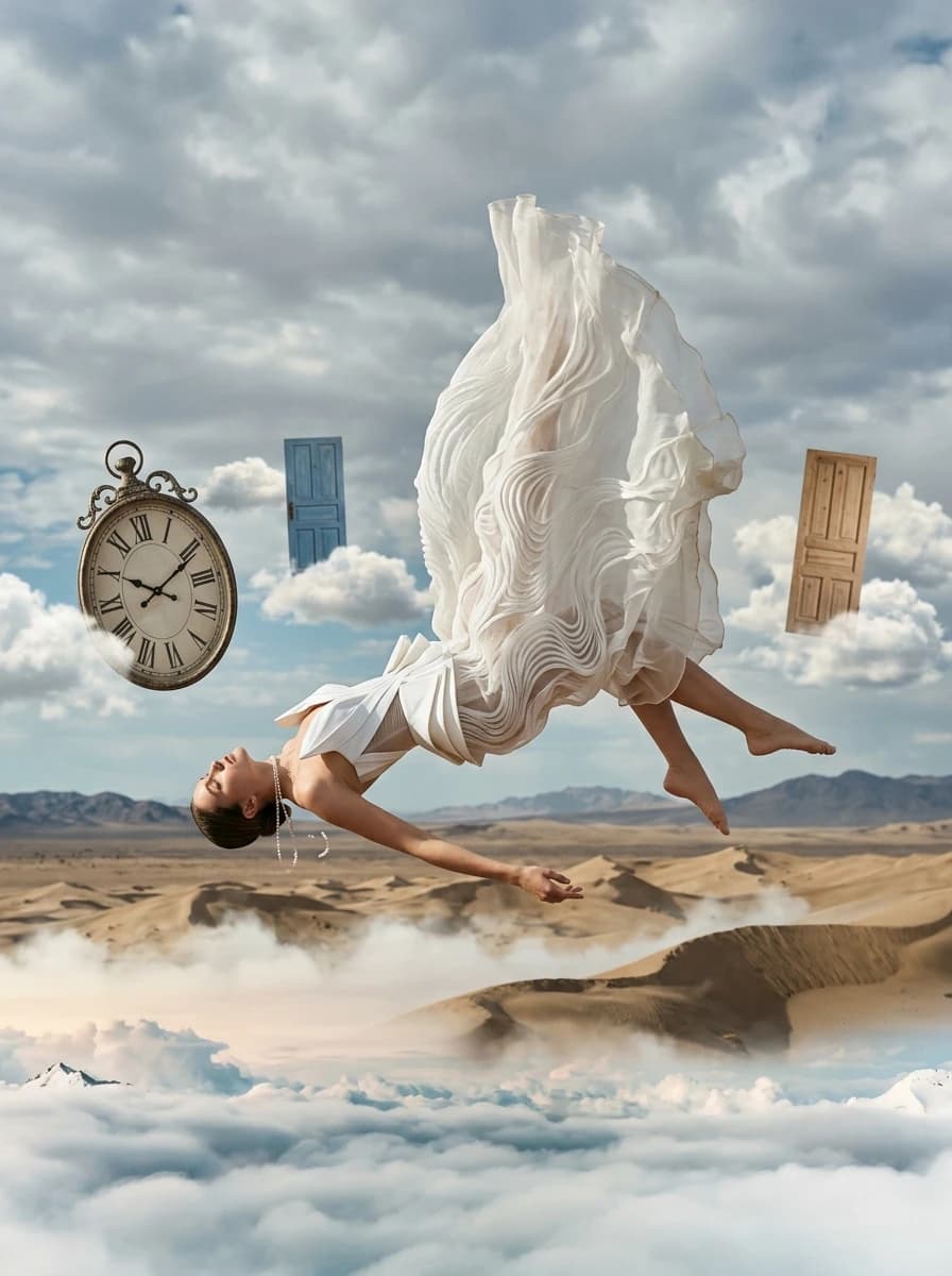 Surrealist Editorial fashion photography example 1