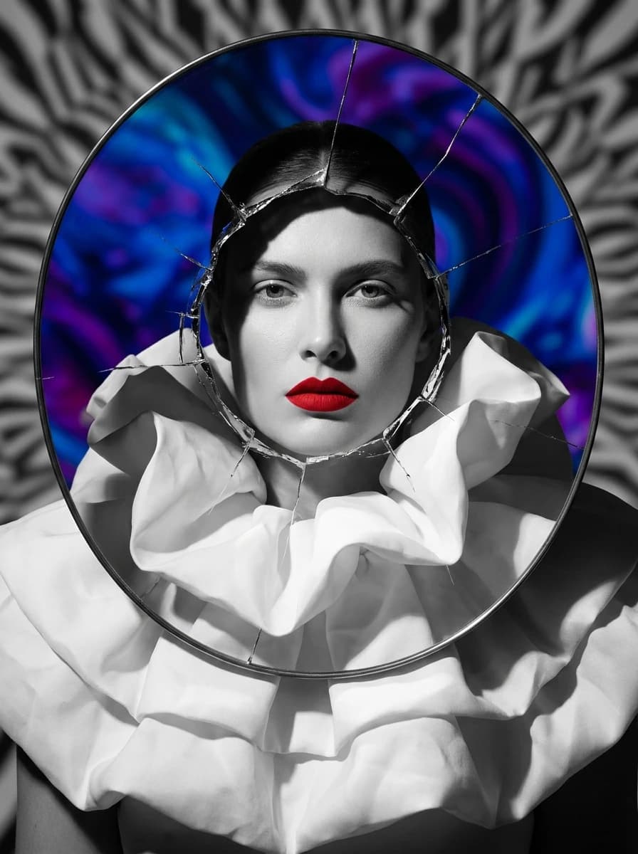 Surrealist Editorial fashion photography example 3