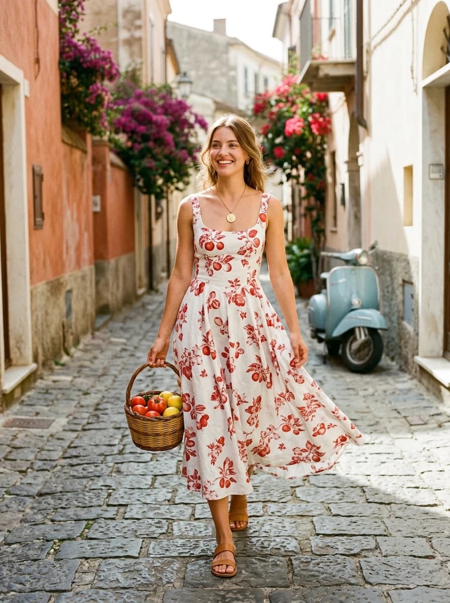 Tomato Girl Summer fashion photography example 1