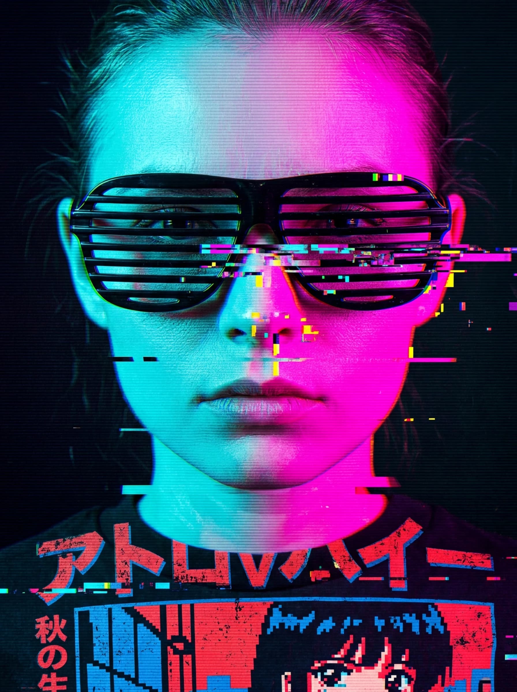 Vaporwave fashion photography example 3