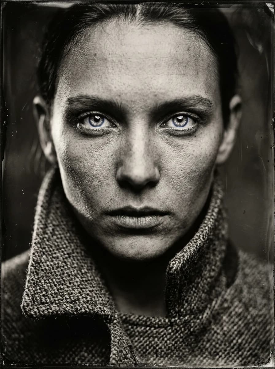 Wet Plate / Tintype fashion photography example 3