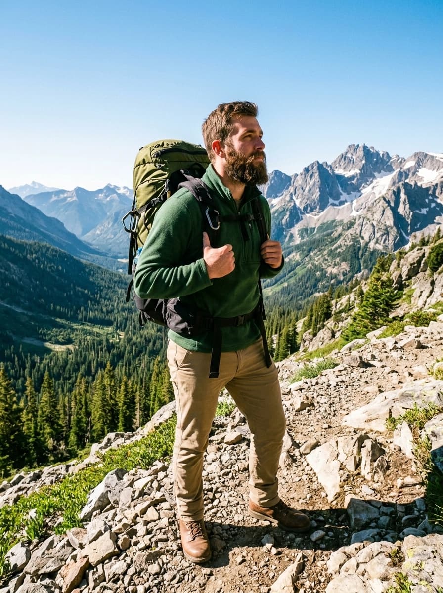 Professional AI photography showcasing Backpacks