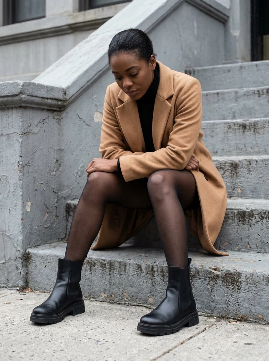 AI generated Boots example - Medium Shot