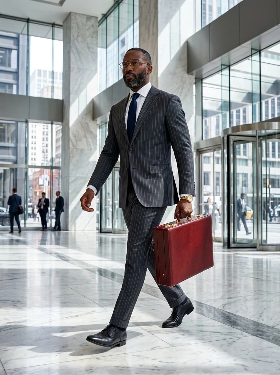 Professional AI photography showcasing Briefcases