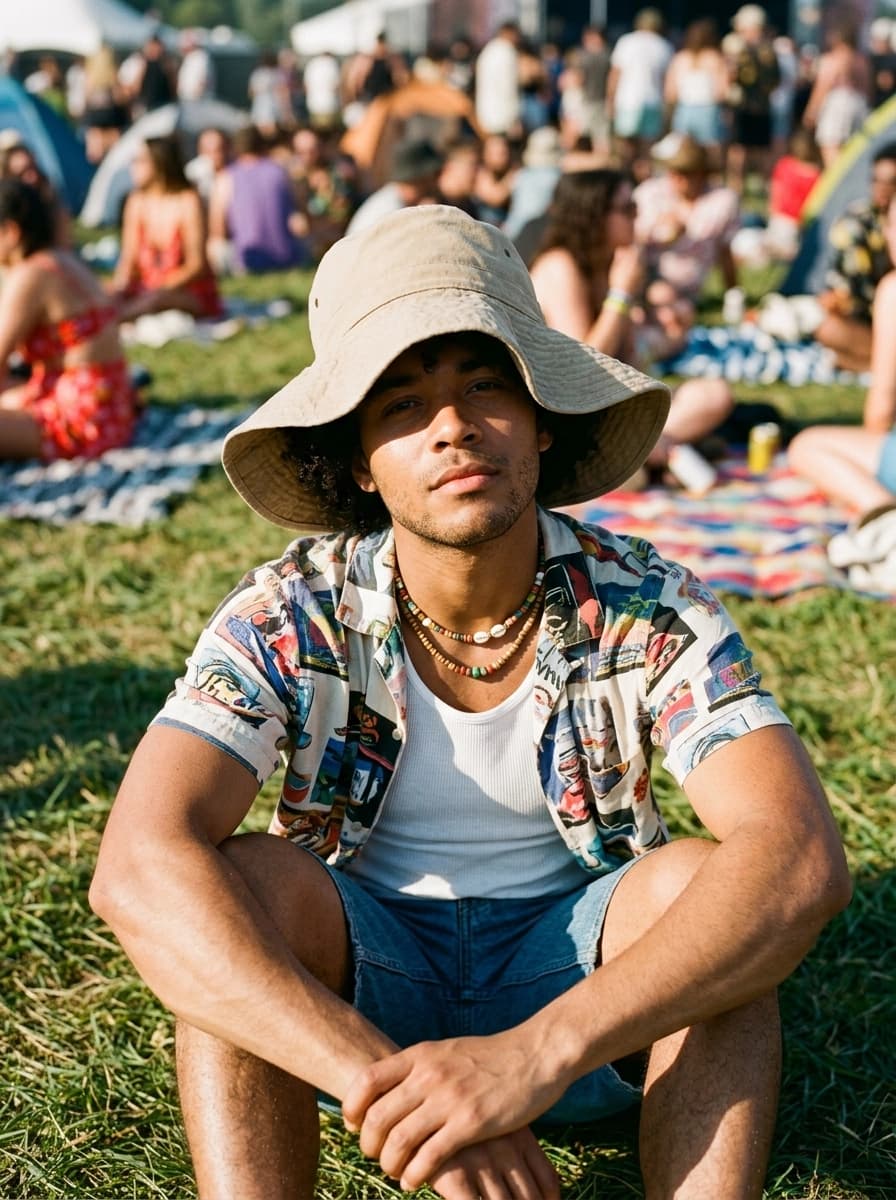 AI generated Bucket Hats example - Medium Shot