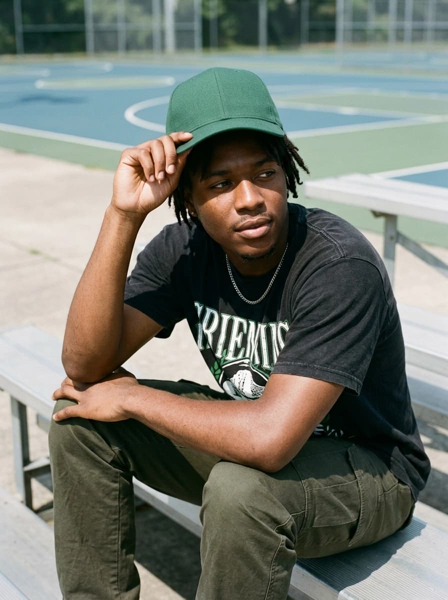 AI generated Caps example - Medium Shot