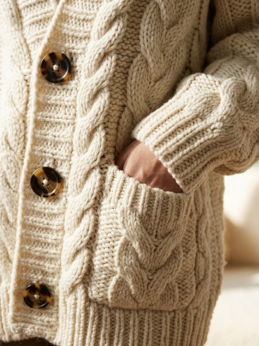 AI generated Cardigans example - Close Up