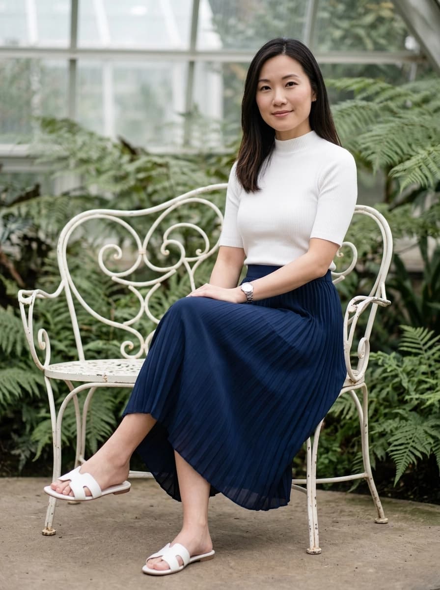 AI generated Culottes example - Medium Shot