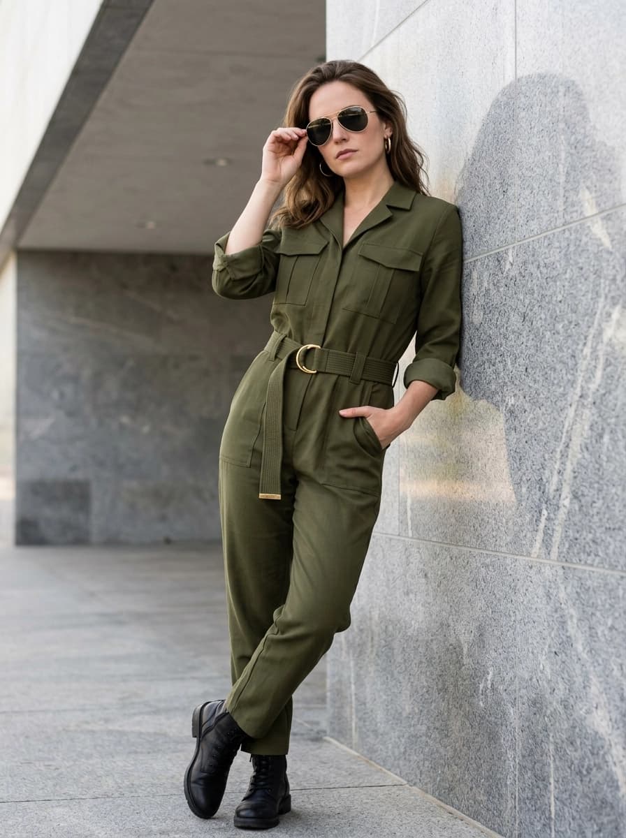 AI generated Jumpsuits example - Medium Shot