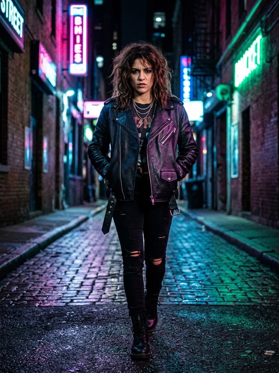 Professional AI photography showcasing Leather Jackets