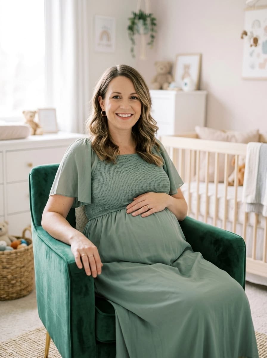 AI generated Maternity Dresses example - Medium Shot