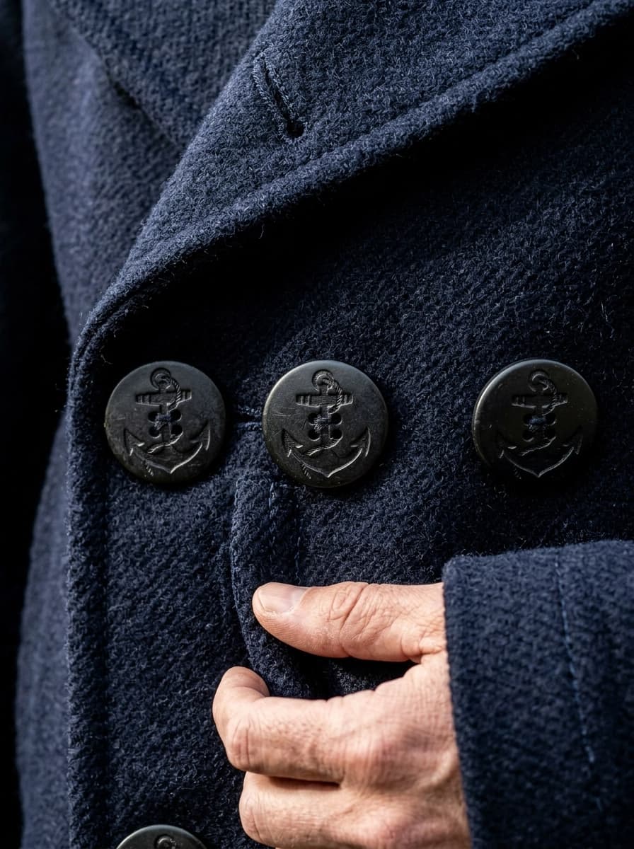 AI generated Peacoats example - Close Up