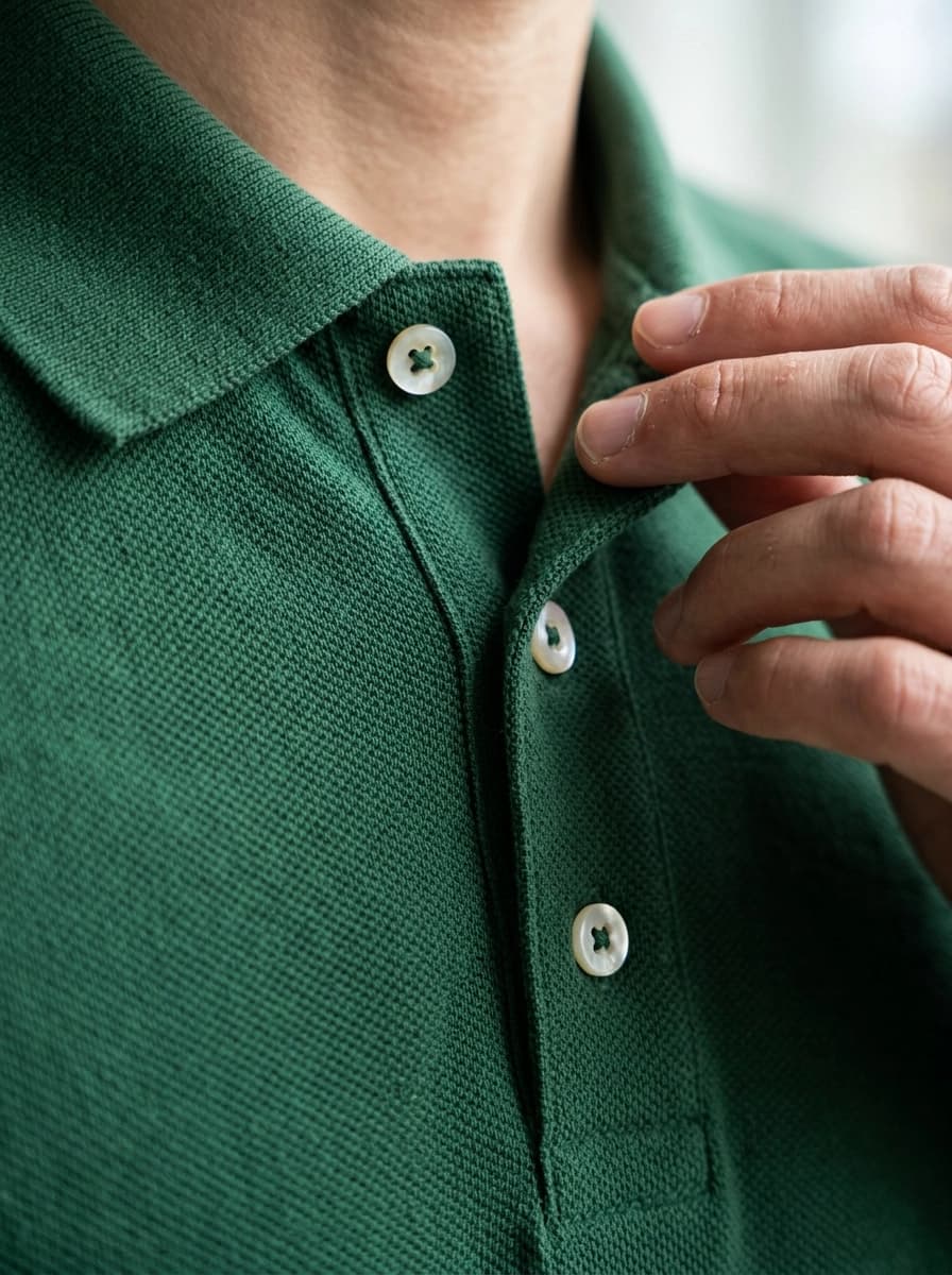 AI generated Polo Shirts example - Close Up