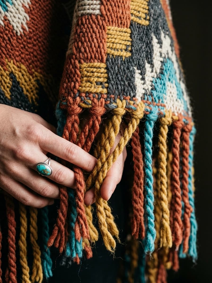 AI generated Ponchos example - Close Up