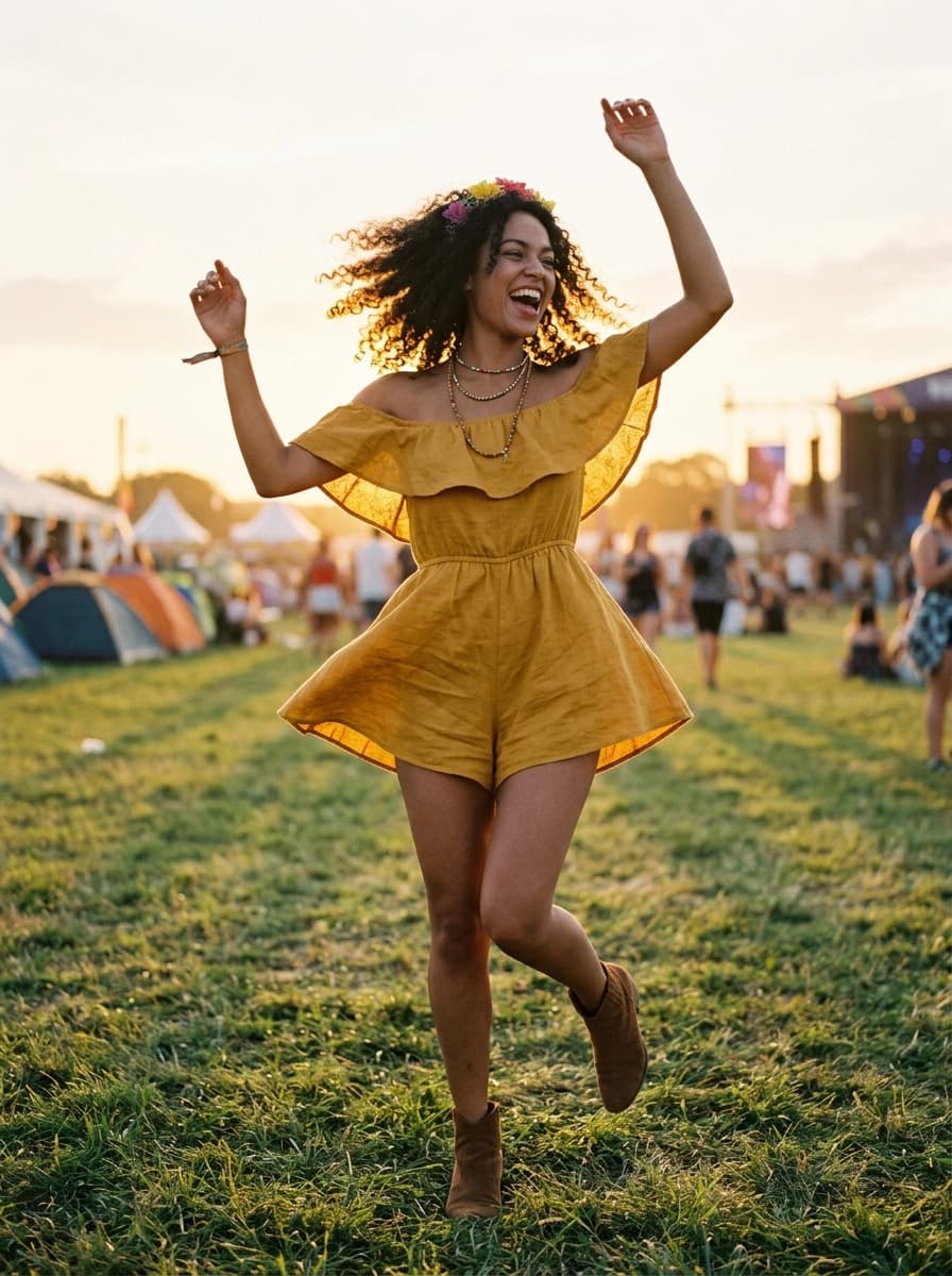 Professional AI photography showcasing Rompers