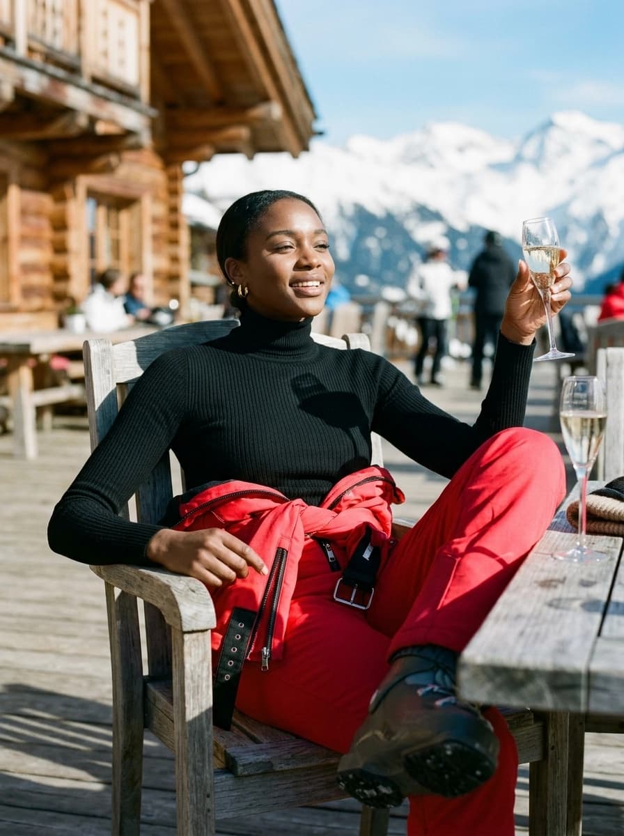 AI generated Ski Suits example - Medium Shot