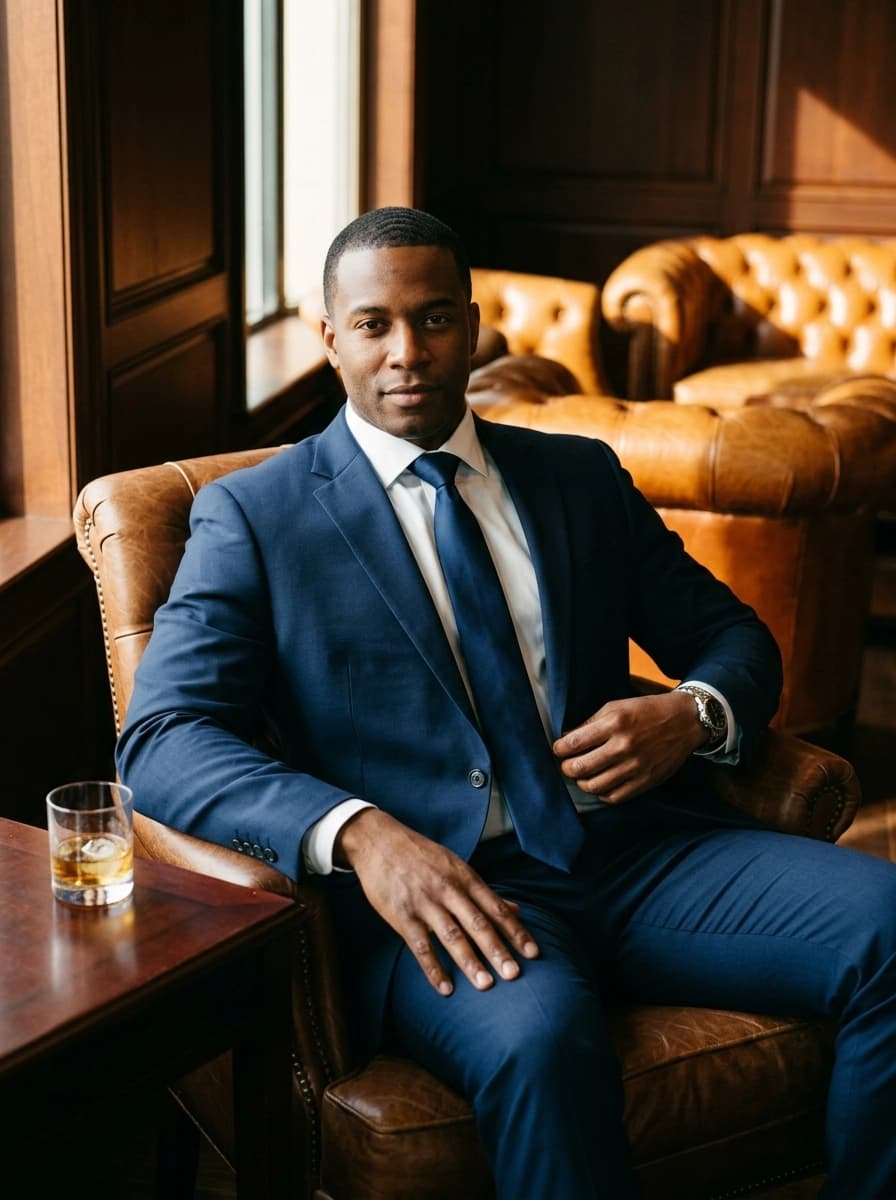 AI generated Suits example - Medium Shot