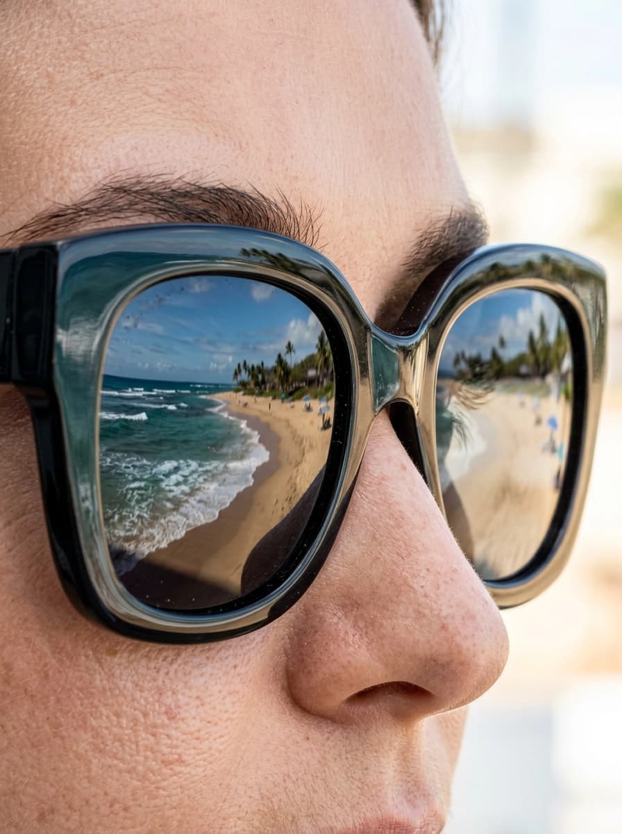 AI generated Sunglasses example - Close Up