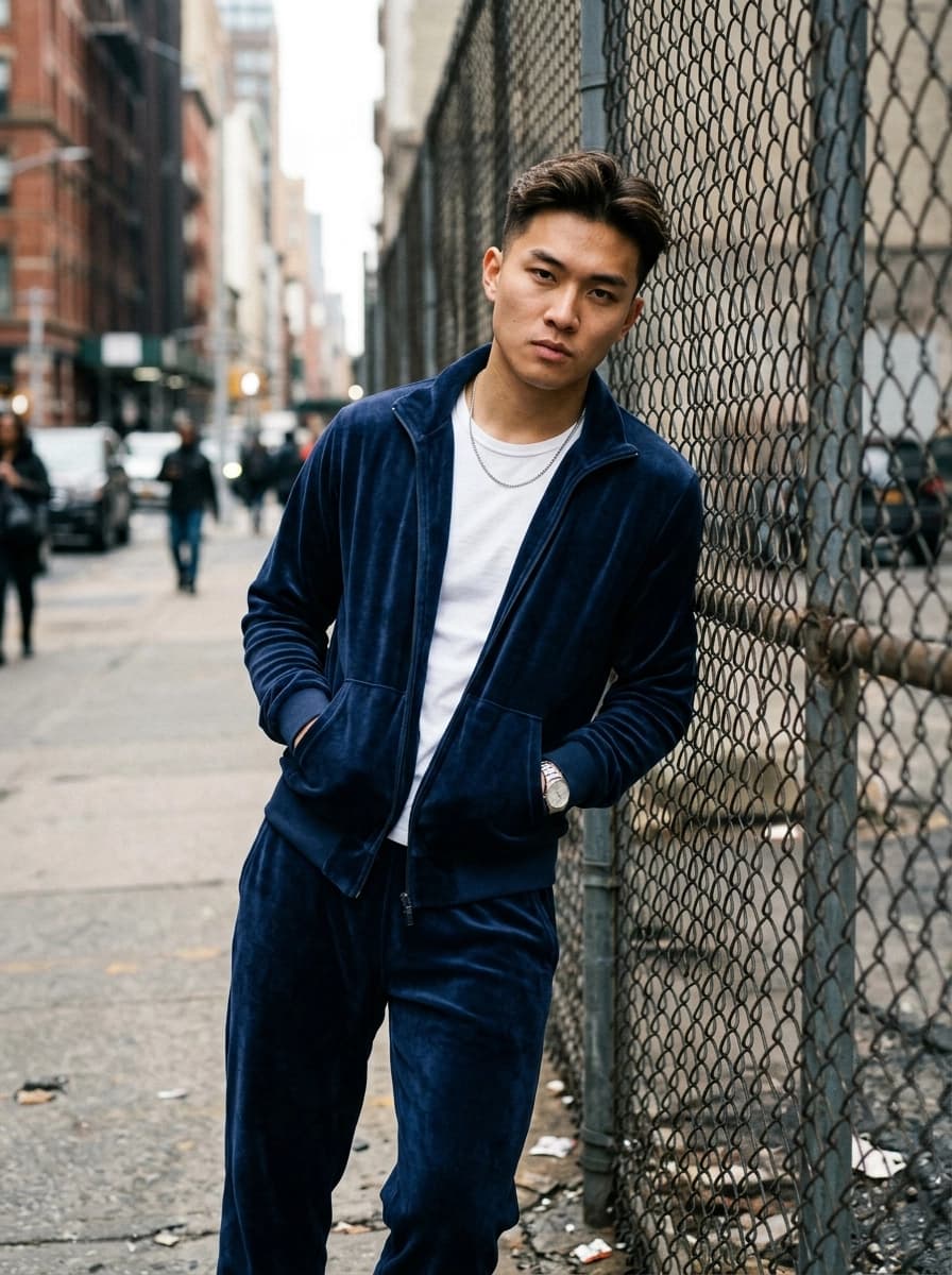 AI generated Tracksuits example - Medium Shot