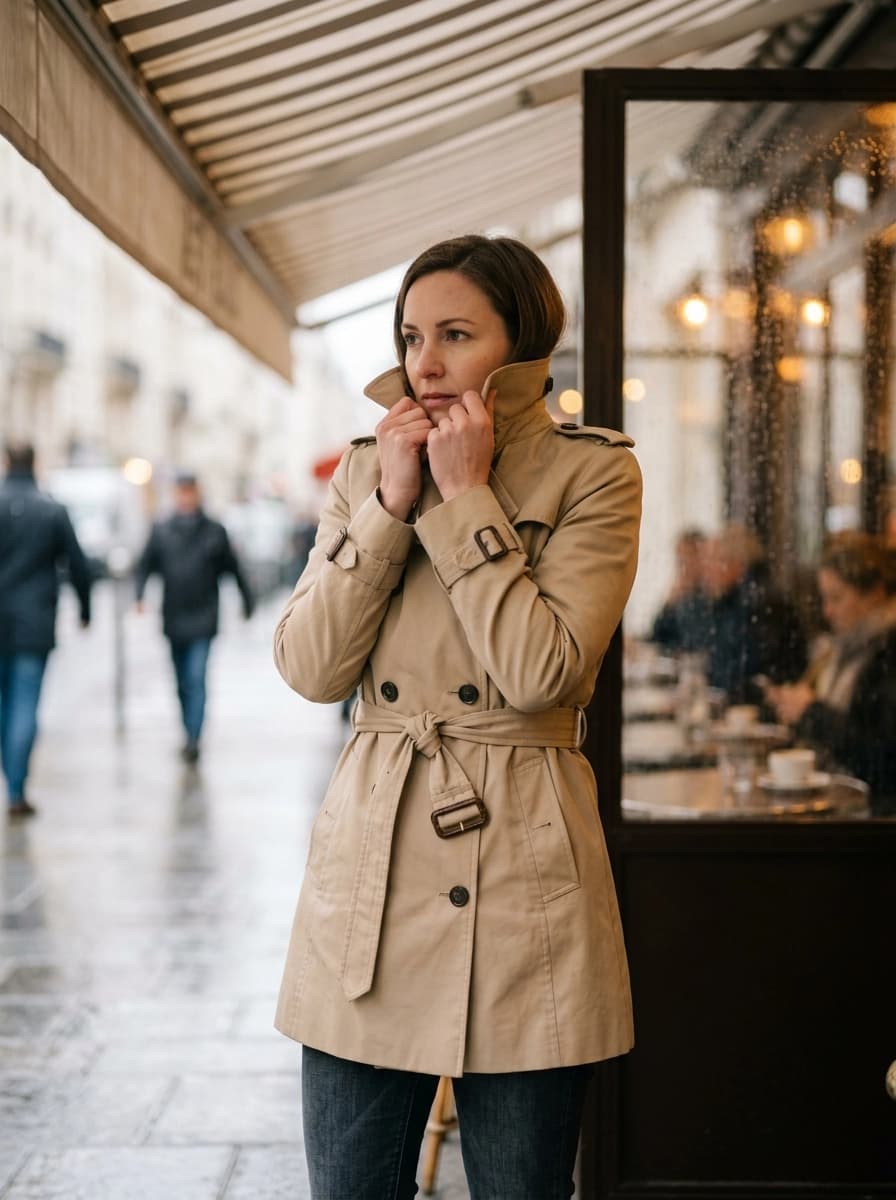 AI generated Trench Coats example - Medium Shot