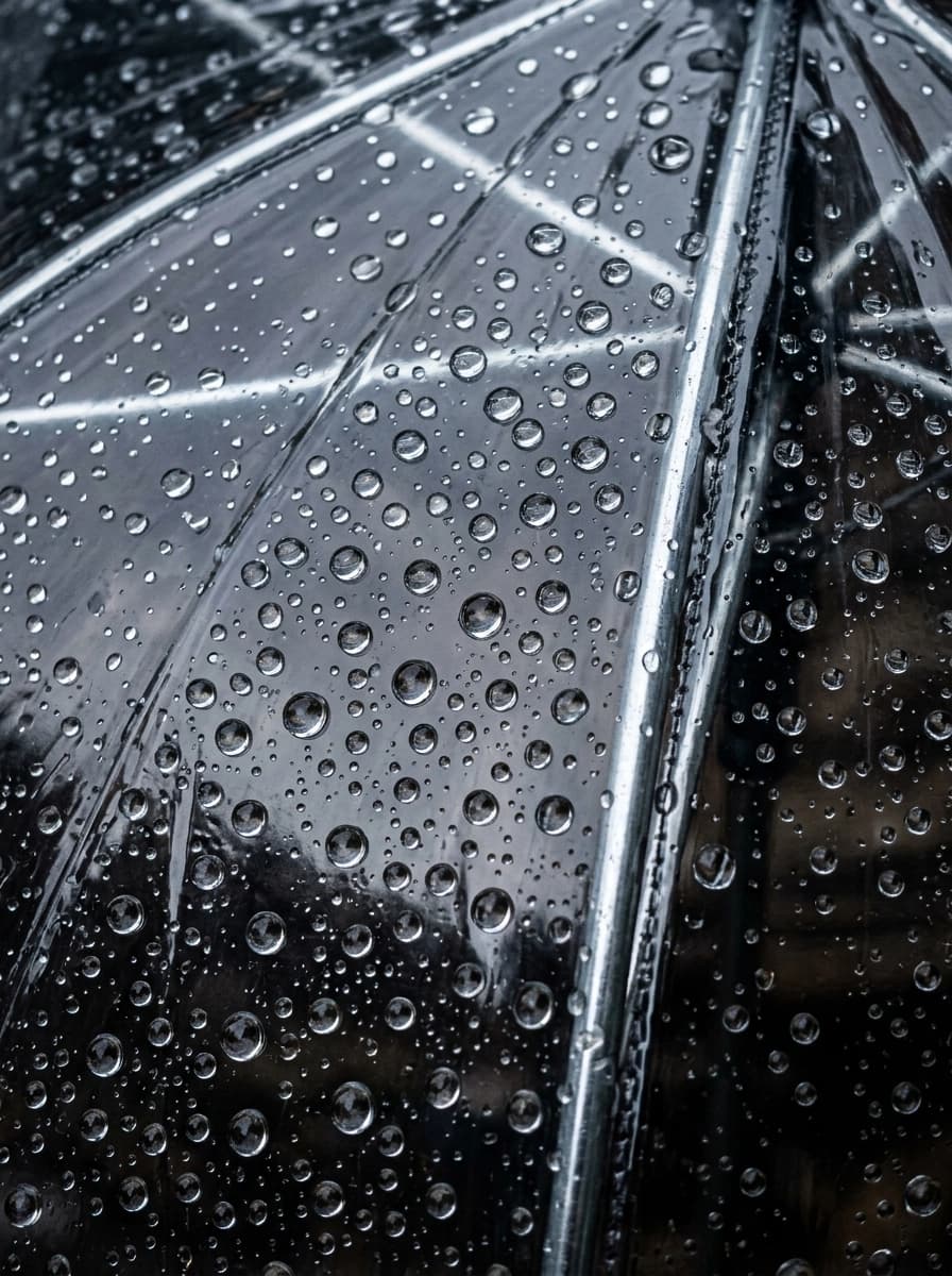 AI generated Umbrellas example - Close Up