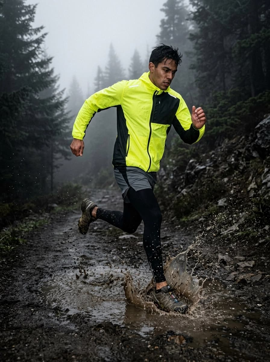 Professional AI photography showcasing Windbreakers